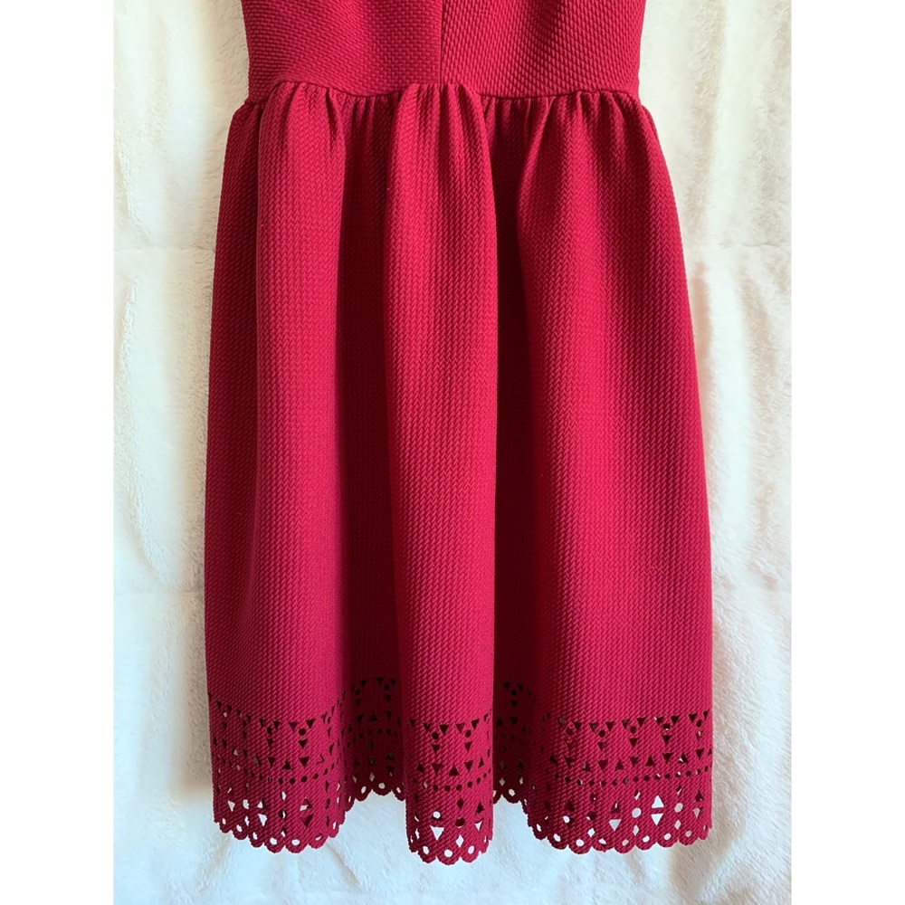 Red Strappy Dress - Picture 3 of 7